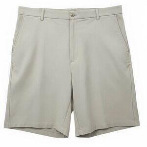 NEW Roundtree & Yorke Performance Classic Fit Tall Man Shorts Beige 46"x11"